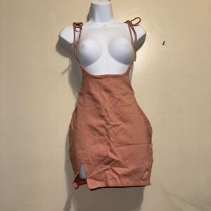 Baby pink mini dress fashion nova